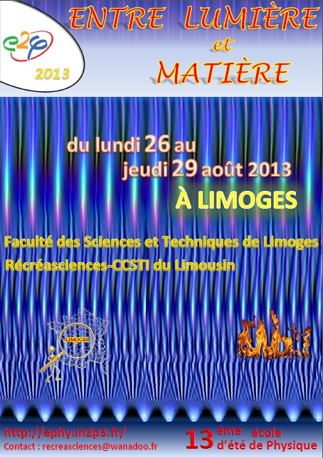 Affiche e2phy2013